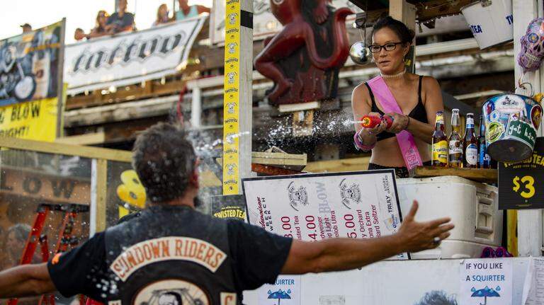 Bikers ride, party and mingle Friday in the Myrtle Beach area