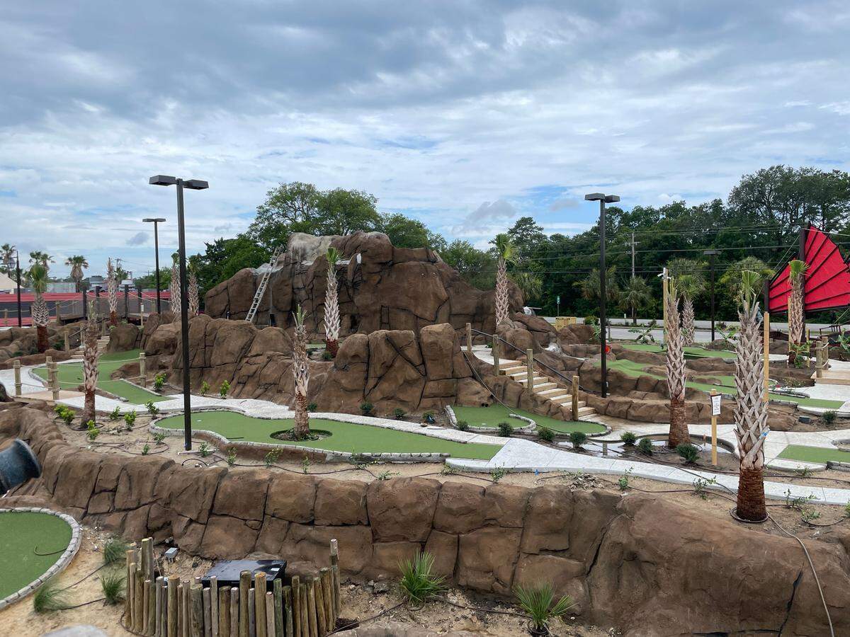 Red Dragon Cove Adventure Golf is the newest mini-golf attraction on King’s Highway. The attraction is expected to open in July with a tentative opening of July 4. July 22.