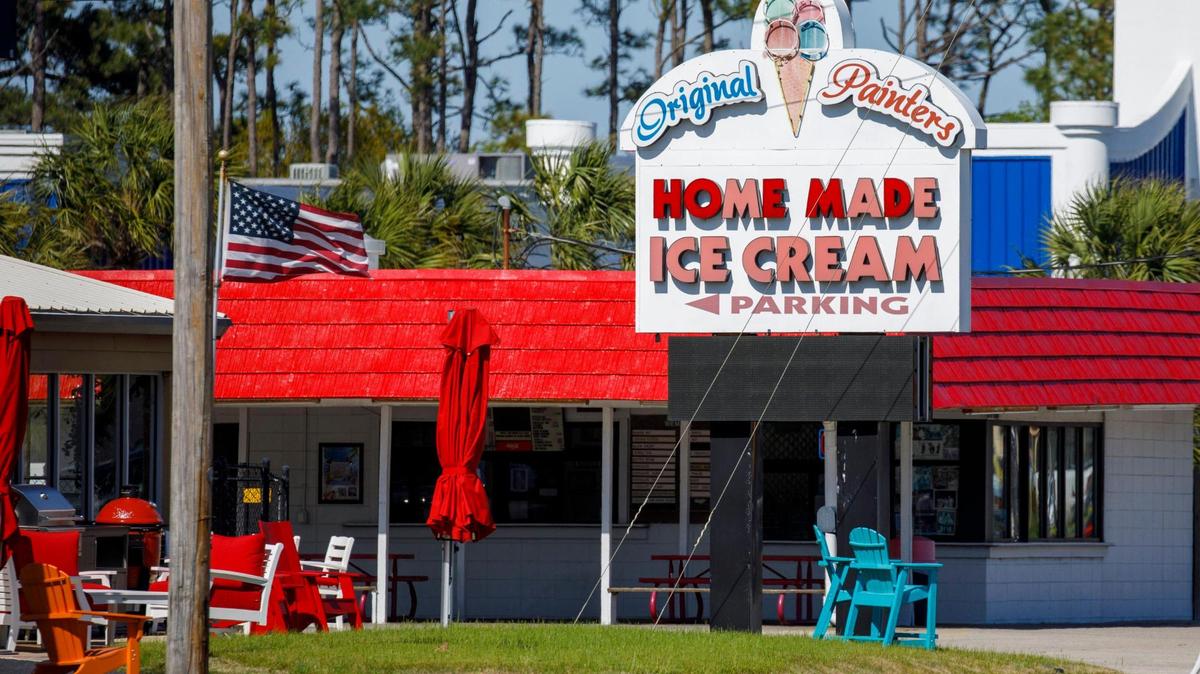 The Original Painter’s Ice Cream in North Myrtle Beach opened in 1952. April 19, 2022.