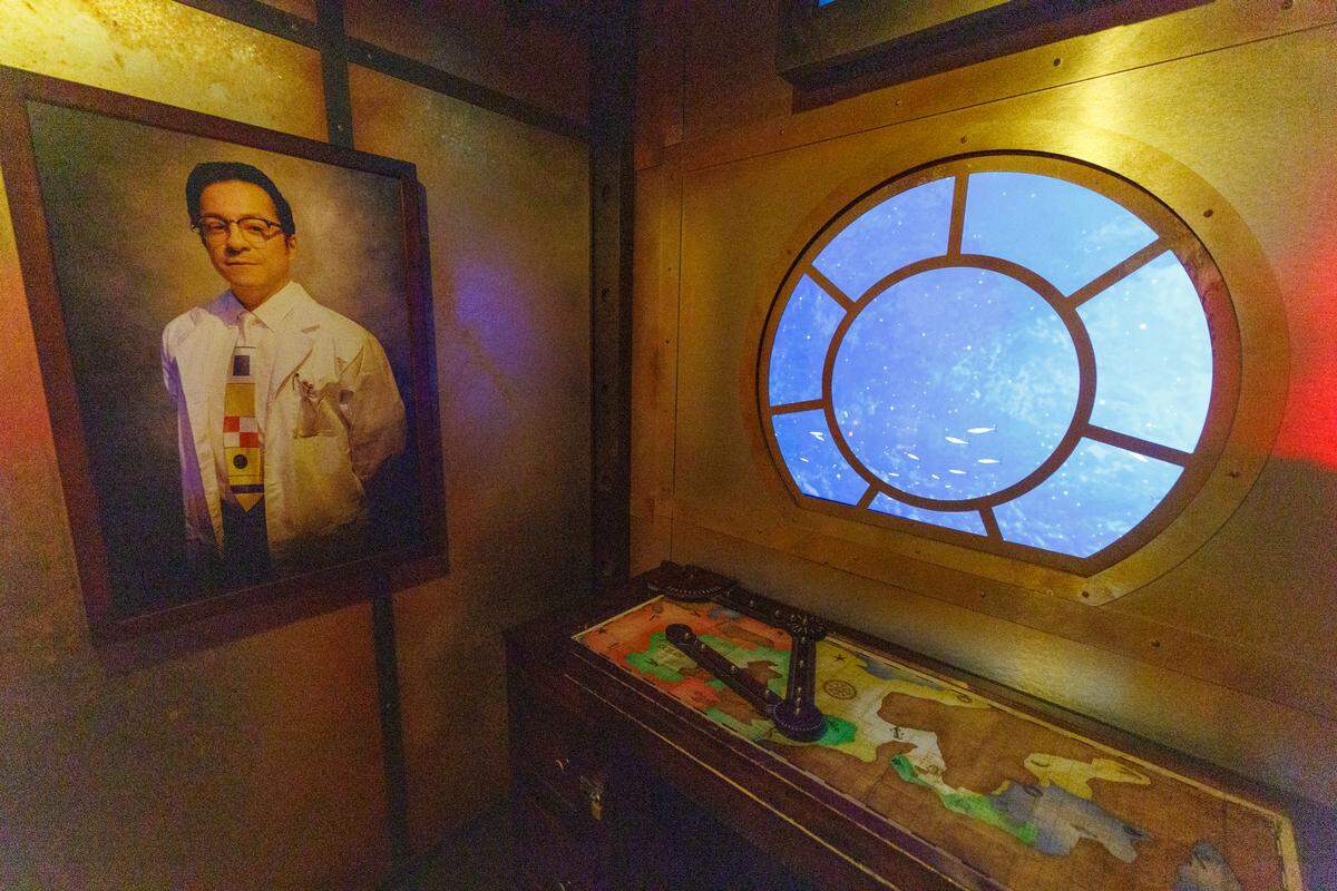 Inside “The Depths” room at The Escape Game. The Escape Game at Broadway at the Beach in Myrtle Beach, SC, host five different scenarios where players rush to solve puzzles and clues to escape their environment in less than an hour. Most players fail the challenge but enjoy the attempt. Thursday, March 27, 2025.
