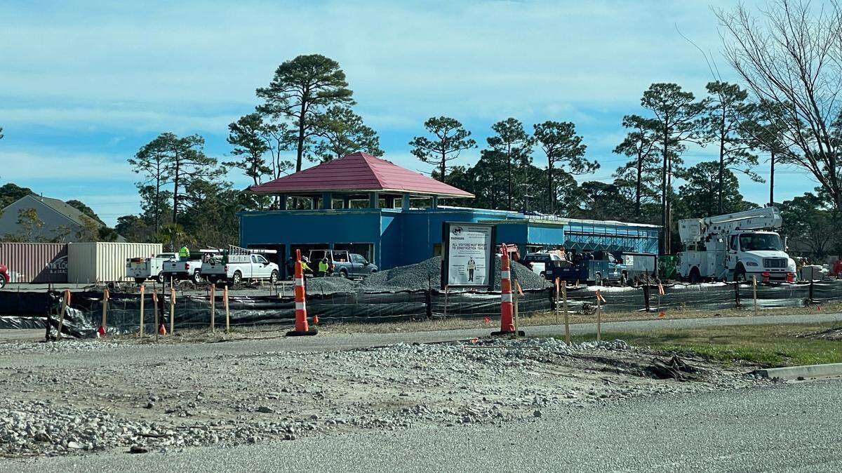 Construction is underway at a new medical facility in the Grande Dunes area of Myrtle Beach, SC