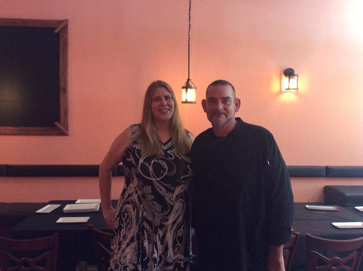 Heirloom Bistro partners Sharon Treffeisen (left) and Shaun Baxter.