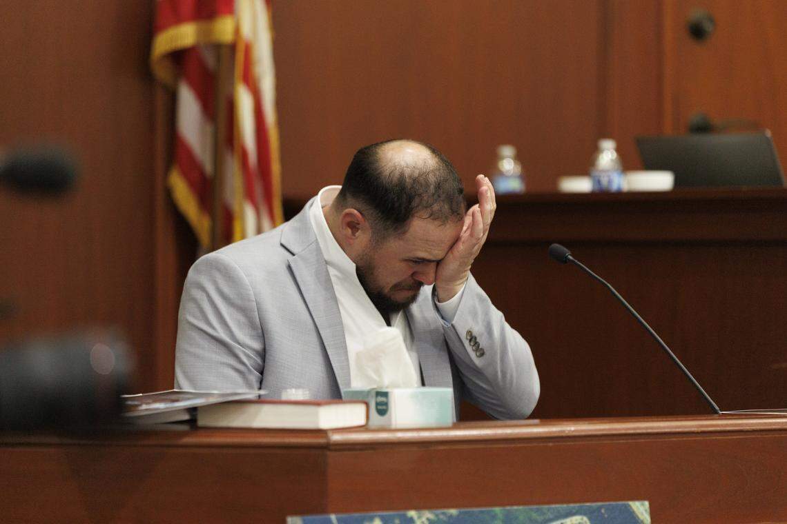Weldon Boyd gets emotional when he talks about what he called the ‘trauma’ of the shooting of Scott Spivey. Day three of a Stand Your Ground hearing is being held for Weldon Boyd, owner of Buoys on the Boulevard, and Kenneth “Bradley” Williams in the shooting death of Scott Spivey. Boyd and Williams have been named in a wrongful death lawsuit by the Spivey family in his shooting death nearly three years ago. The hearing will determine if the pair are granted immunity under South Carolina’s Stand Your Ground law. Feb. 19, 2026.