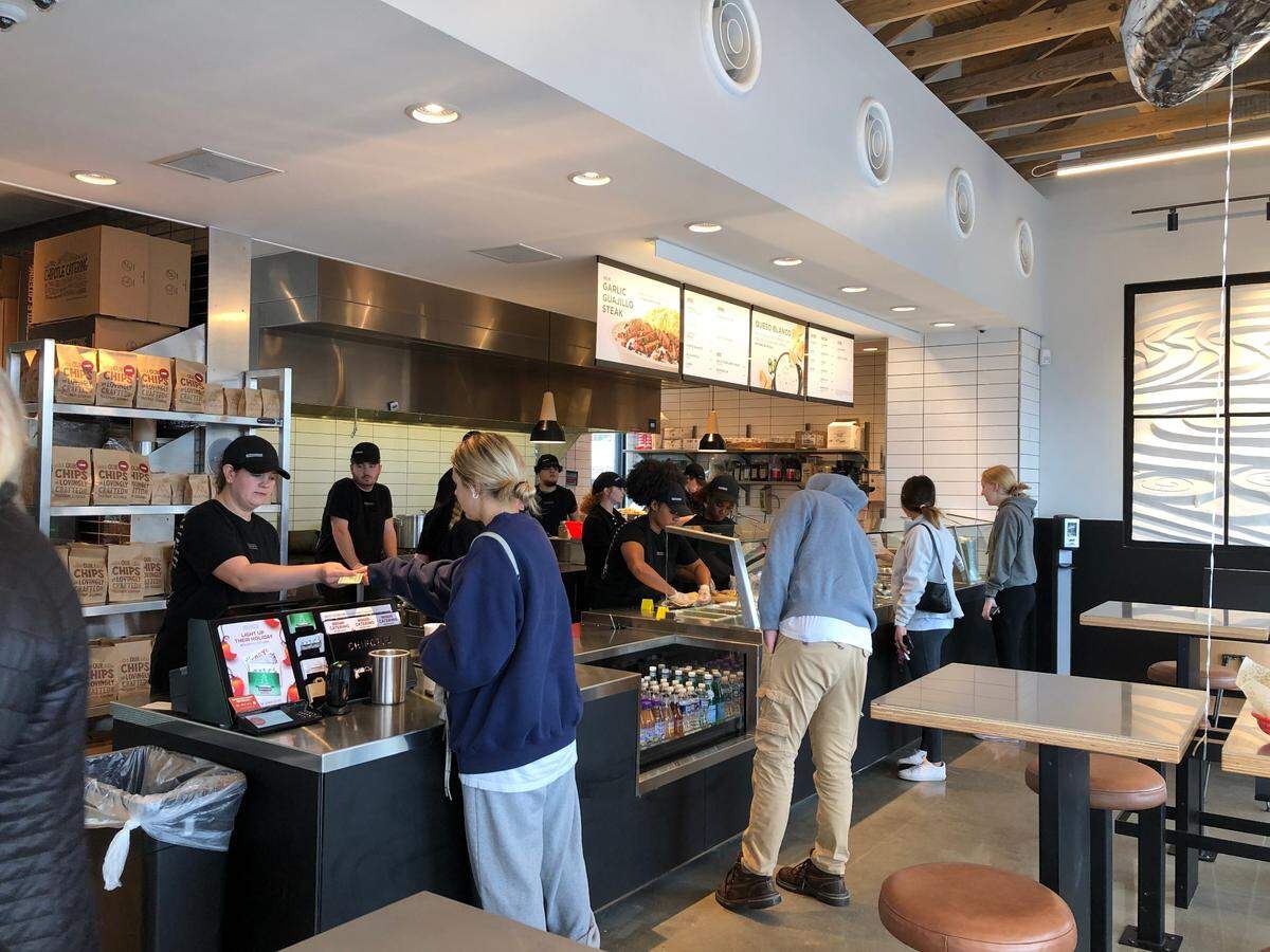 The first Chipotle Mexican Grill in the City of Conway, S.C. opened on Wednesday. The restaurant is located in the Tradewinds Plaza off U.S. 501 along with Food Lion and Egg’s Up Grill. December 21, 2022.