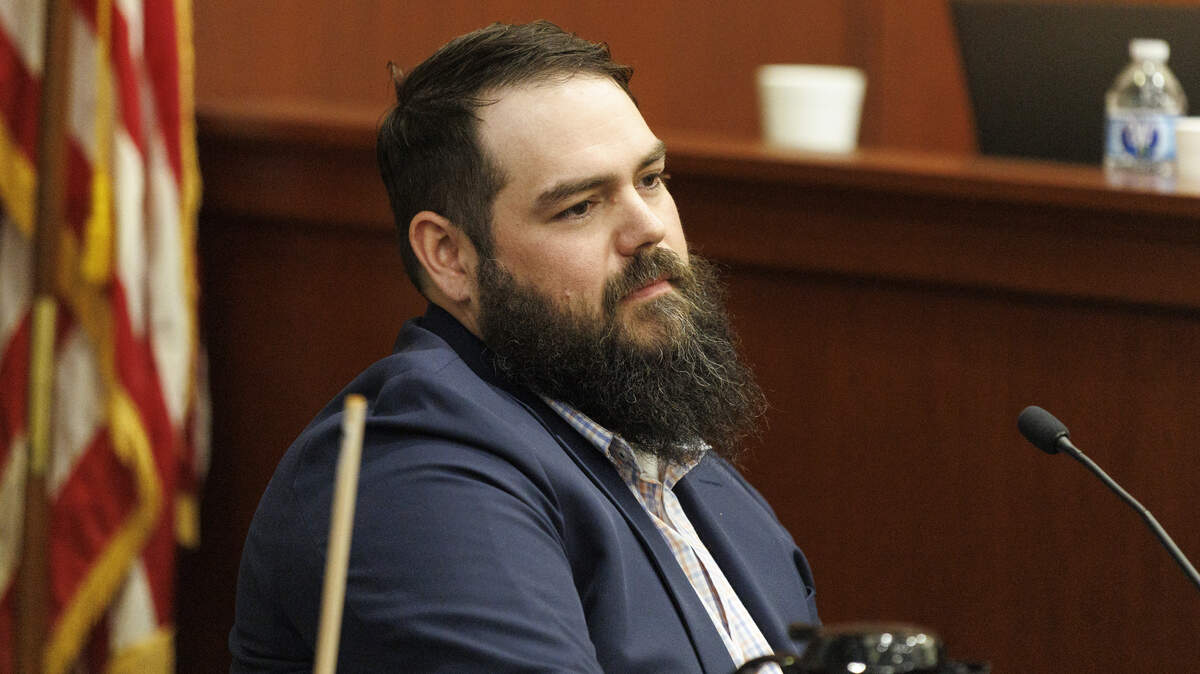 Defense attorney Morgan Martin begins questioning his client Kenneth “Bradley” Williams. Day 4 of a Stand Your Ground hearing is being held for Weldon Boyd, owner of Buoys on the Boulevard, and Kenneth “Bradley” Williams in the shooting death of Scott Spivey. Boyd and Williams have been named in a wrongful death lawsuit by the Spivey family in his shooting death nearly three years ago. The hearing will determine if the pair are granted immunity under South Carolina’s Stand Your Ground law. Feb. 20, 2026.