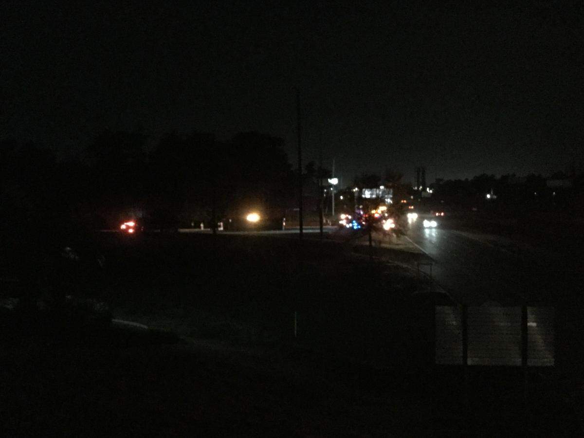 Police, fire, EMS and tow trucks responded to an overturned 18-wheel truck on the U.S. 501 exit on U.S. 17 South late Tuesday night, closing the off ramp.