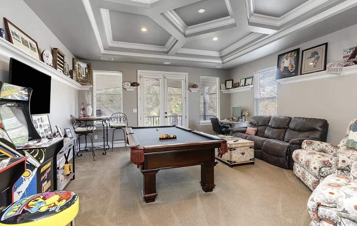 A home in the gated Grand Dunes community in Myrtle Beach is listed for $1.7 million on Zillow. It has four bedrooms and a three-car garage.