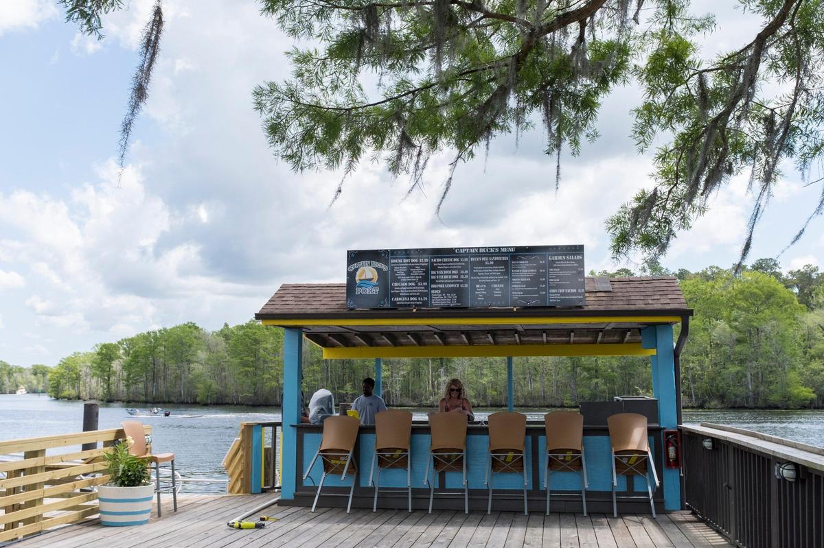 Capt. Buck’s Port restaurant and music pavilion has re-opened for the summer season with some major changes to the entertainment venue following Hurricane Florence that left the facility in shambles. May 9, 2019.