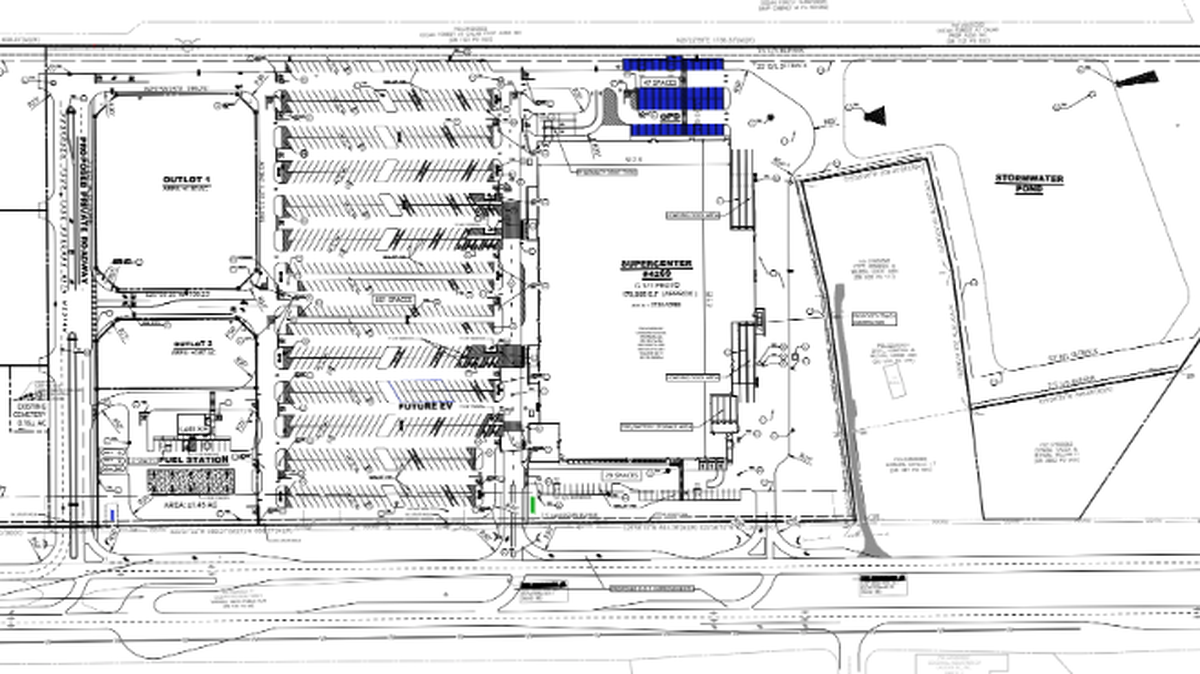 A new Walmart superstore could open in Carolina Shores, NC. The proposal was brought to the town in April by an engineering firm representing Walmart.
