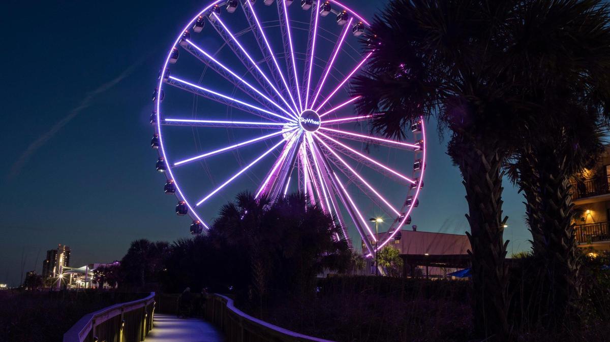 The Myrtle Beach Skywheel reopened on Monday afternoon, 08/22/2022.