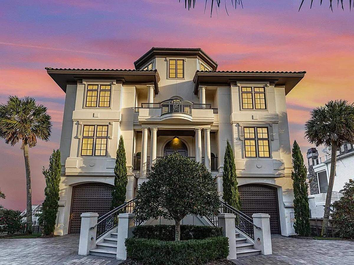 Listed for $5.99 million, this oceanfront home in Myrtle Beach, SC, is the fourth most expensive listed on Zillow. The home recently sold for $2.59 million in February 2020.
