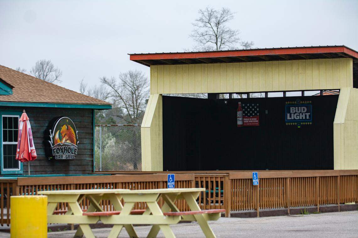The Fox Hole bar at the Swamp Fox Entertainment Complex could close this weekend as redevelopment of the property into a mixed-use commercial and residential space proceeds. March, 17 2021.