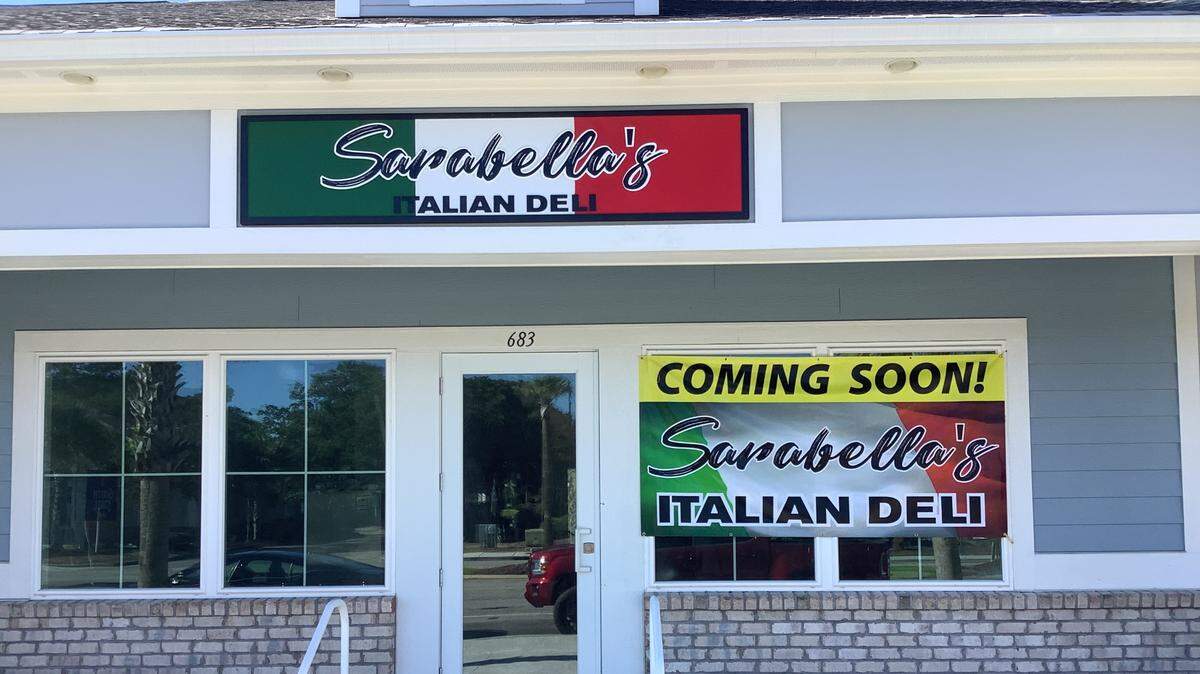 Owner Nick Sarabella hopes to open Sarabella’s Italian Deli before Christmas in the Shops on Main in North Myrtle Beach.