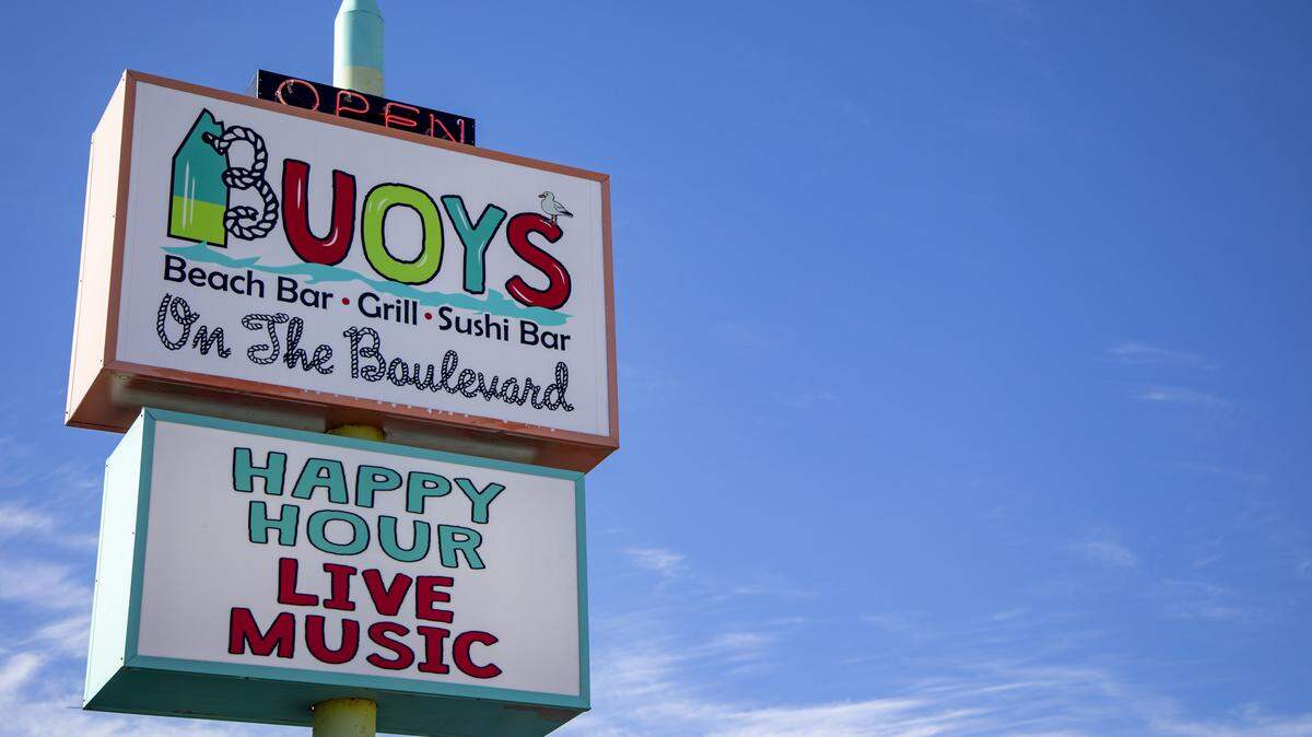 Buoys on the Boulevard in North Myrtle Beach.
