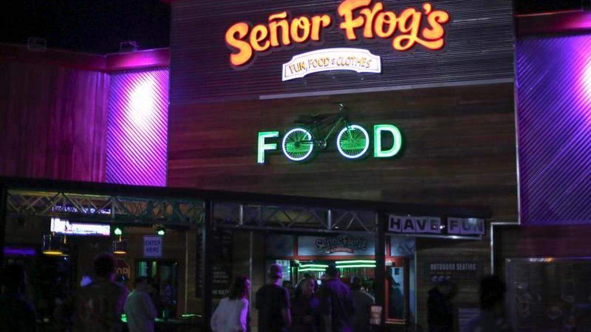 Senor Frogs in Myrtle Beach.
