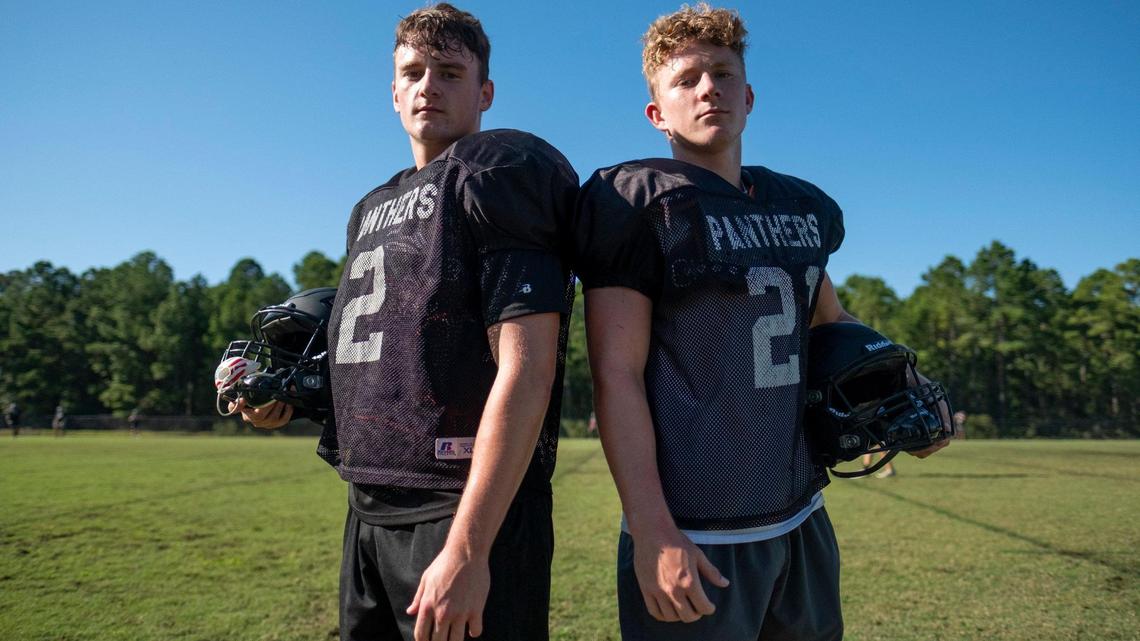 Double trouble: Janack brothers are leading a stout Carolina Forest defense this season