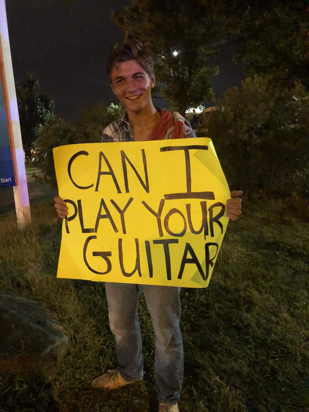 Carolina Forest High School student Noah Moran, 17, got the chance to play guitar with Keith Urban on Saturday.
