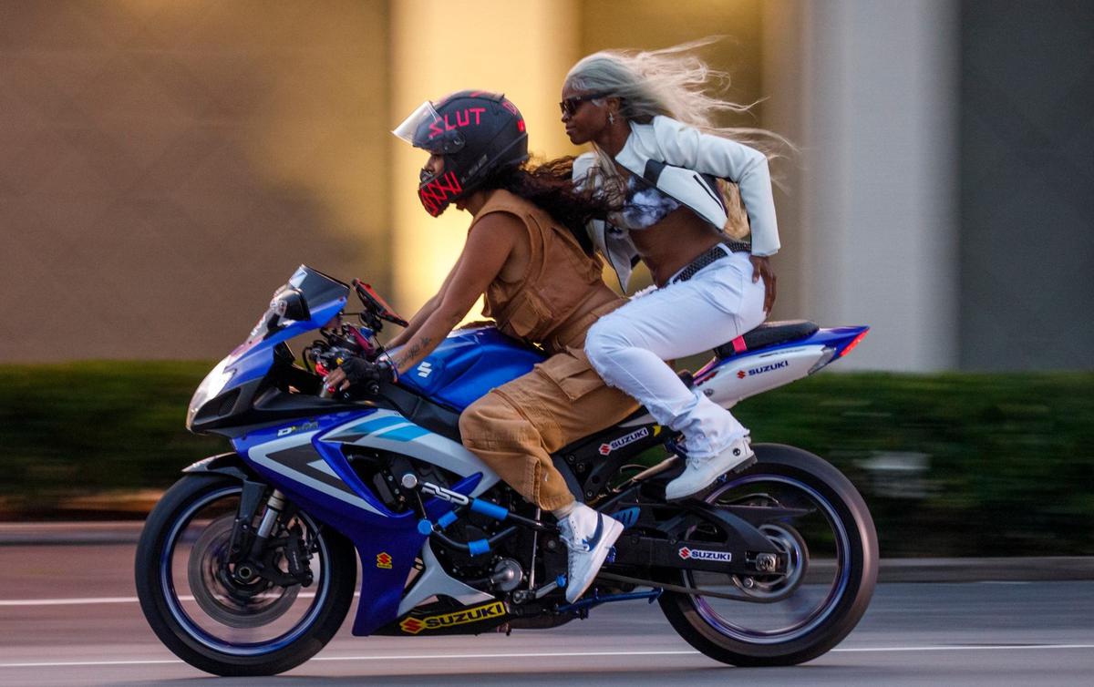 The 2024 Black Pearl Cultural Heritage and Bike Festival, also known as Black Bike Week, came roaring into the Northern end of the Grand Strand Friday night. Bikers gathered at the Myrtle Beach Mall to show off their rides, cruised through Atlantic Beach, and partied under beach houses in North Myrtle Beach. S.C. May 24, 2024.