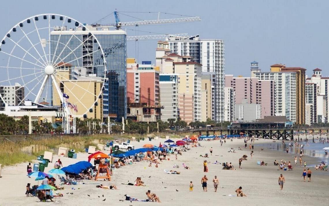 Conway-area native Finley MacIver left Horry County because she struggled to find a job, like many other young adults, outside of the tourism industry. Above, Grand Strand area landmarks are shown looking north from the Second Avenue Pier on Sept. 7.