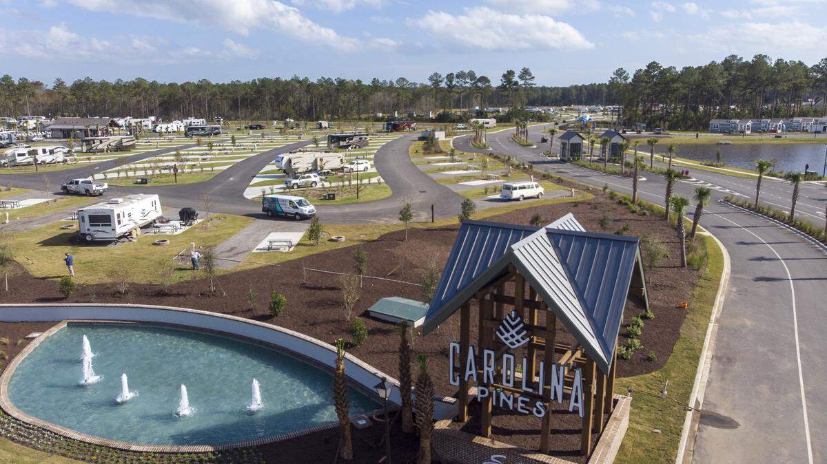 Carolina Pines RV resort held it’s grand opening in October 2019 at at 5800 Highway 90 in Conway.