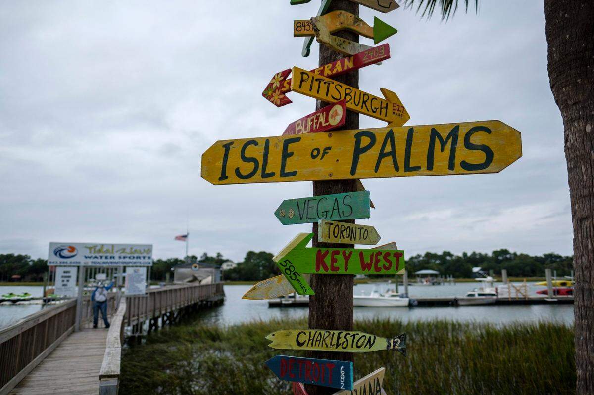 Michael Fein, co-owner of Tidal Wave Watersports at the Isle of Palms Marina, says that city officials are trying to eliminate his business. October 6, 2020.