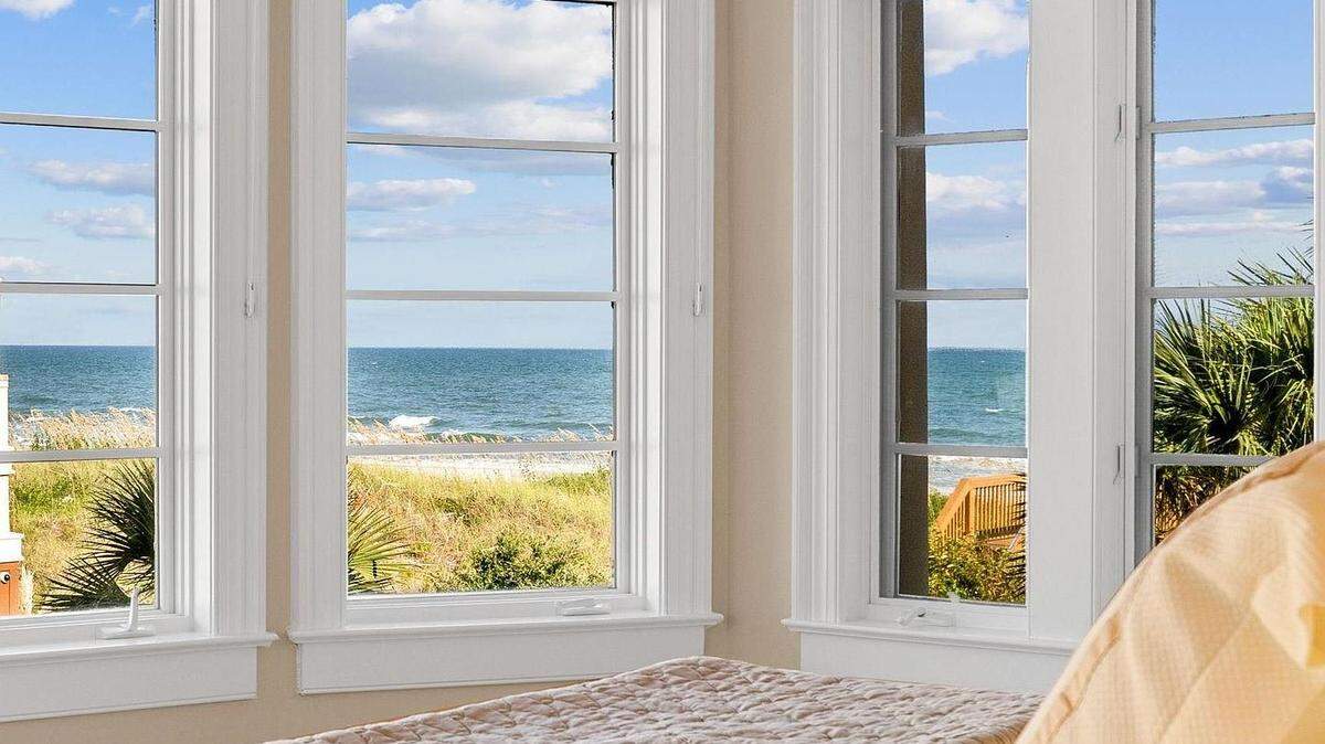 All bedrooms in a $6.9 million house for sale in Myrtle Beach have a view of the ocean.