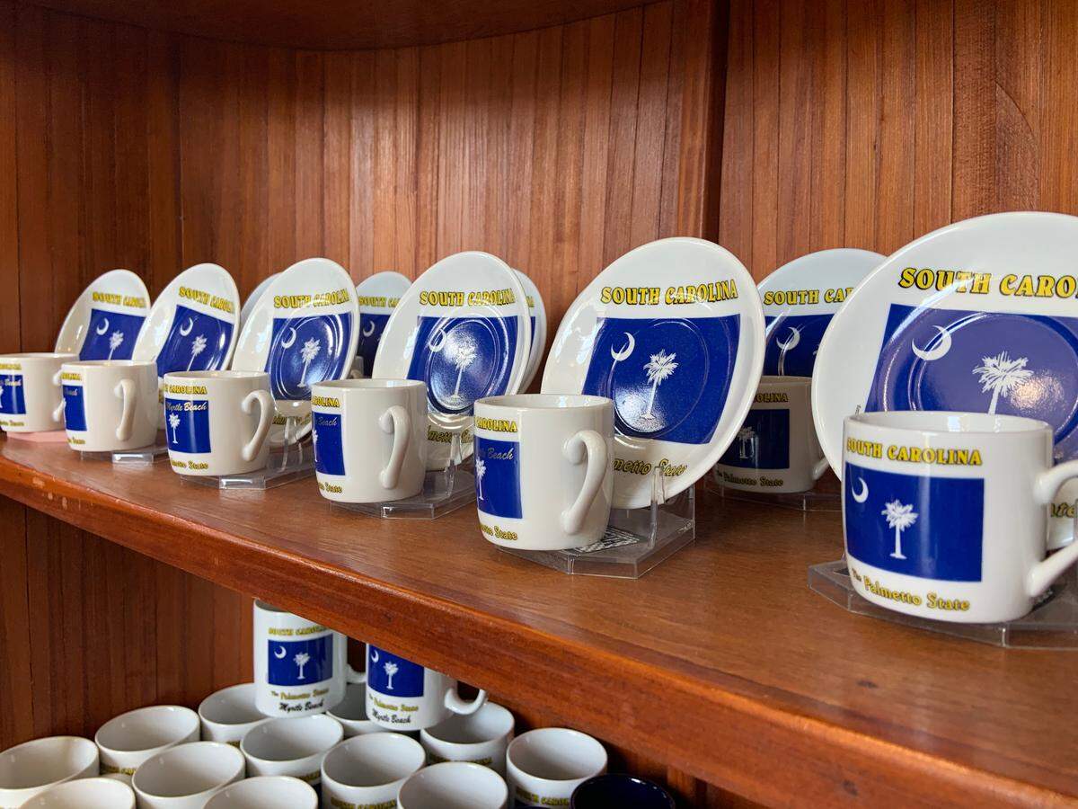 A souvenir from Whales Island Shoppes located at 1301 U.S. Hwy.-17 Business, Surfside Beach, S.C.