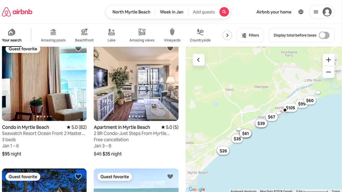 $60M: Myrtle, North Myrtle and Surfside Beach will get a share of big Airbnb settlement