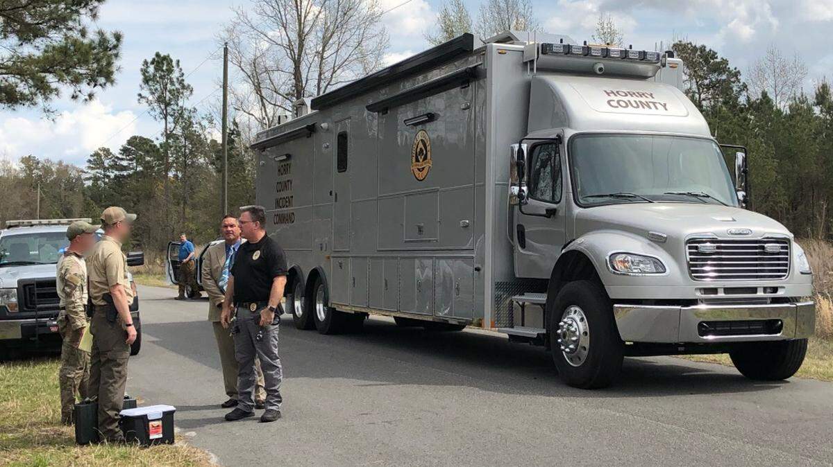 Horry County police were in an officer-involved shooting in the Nichols area on Monday morning.
