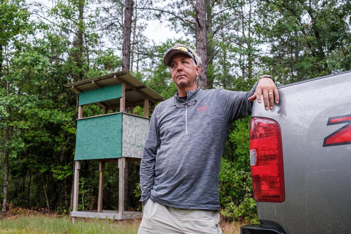 Keith Collins, who has been cultivating his 150 acres of land in Bucksville for wildlife habitat and hunting, is now concerned that new development may threaten his lifestyle. As Horry County continues to grow, developers eye rural farmland for future building. Along SC 701, many residents fear the growth will ruin their rural way of life. May 12, 2022.