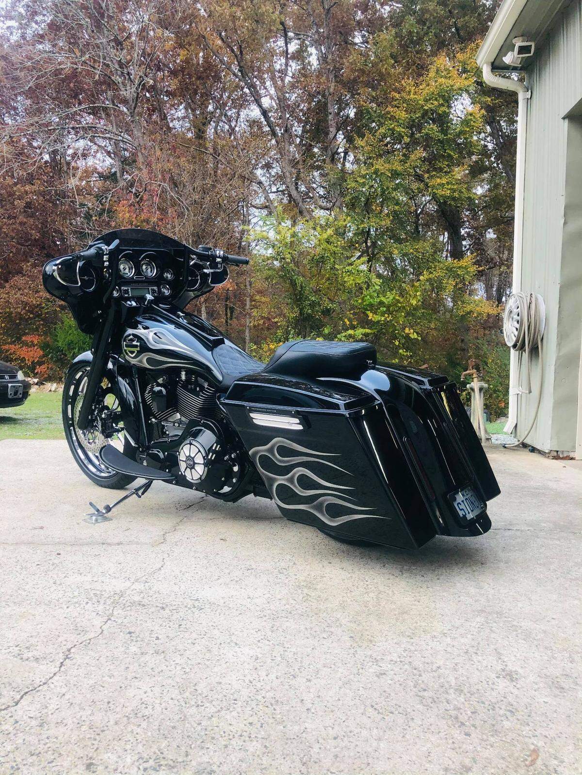Durham, North Carolina resident Lee Williams and friend recently complete the reconstruction of a motorcycle his brother died on at the 2017 Myrtle Beach bike week.