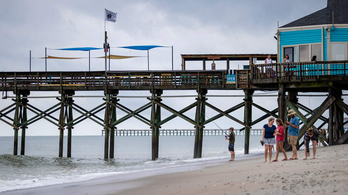 Cold, wet weather is expected in Myrtle Beach and the Grand Strand through the weekend.