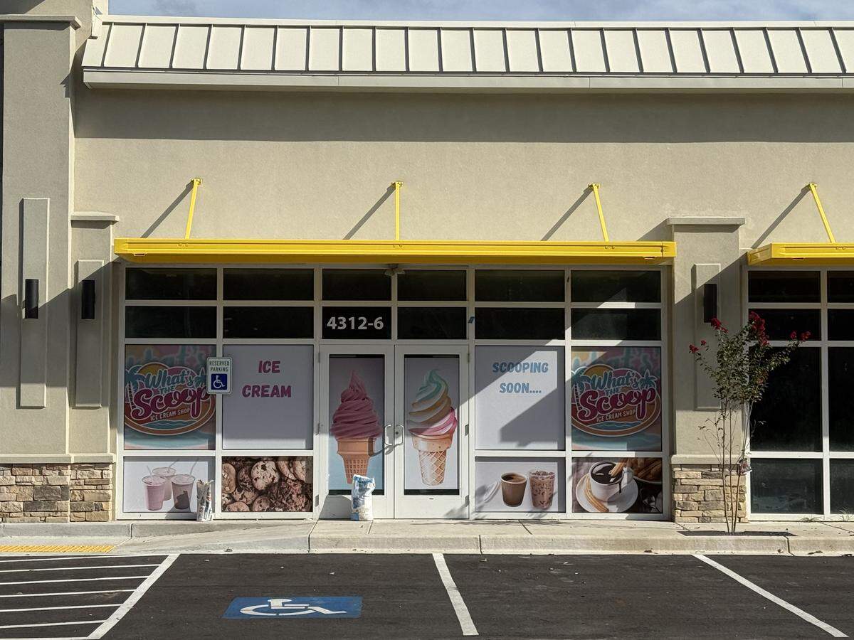 A new ice cream shop will be opening in a new Socastee development just outside of The Market Common.