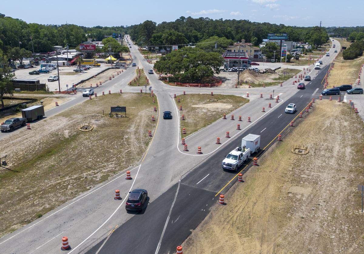 Road construction by the S.C. Department of Transportation is on-going in the Murrells Inlet area. Thousands of motorcycle enthusiasts are expected in the area this week for the Myrtle Beach Bike Rally.  May 4,2026.