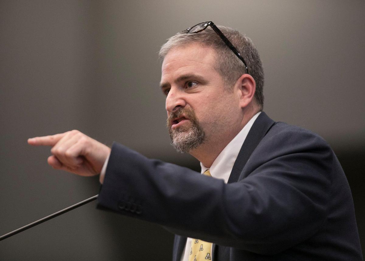 County Administrator Chris Eldridge defends his decision on reporting extortion allegations to SLED during Tuesday’s special council meeting. Horry County Council’s vote on the termination of county administrator Chris Eldridge’s contract failed on Tuesday. Mar 05, 2019.