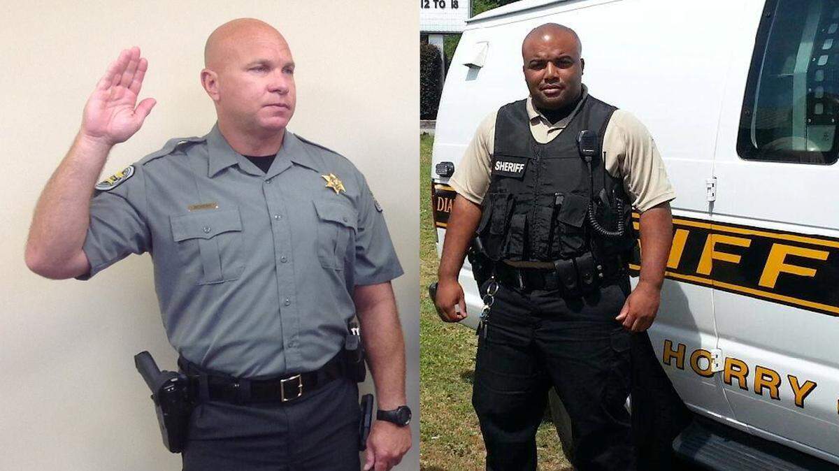 Former Horry County Sheriff’s Office Sgt. William McMeins (left) and Deputy Michael Bryant resigned earlier this year after an internal investigation found they had misled a judge to obtain warrants.