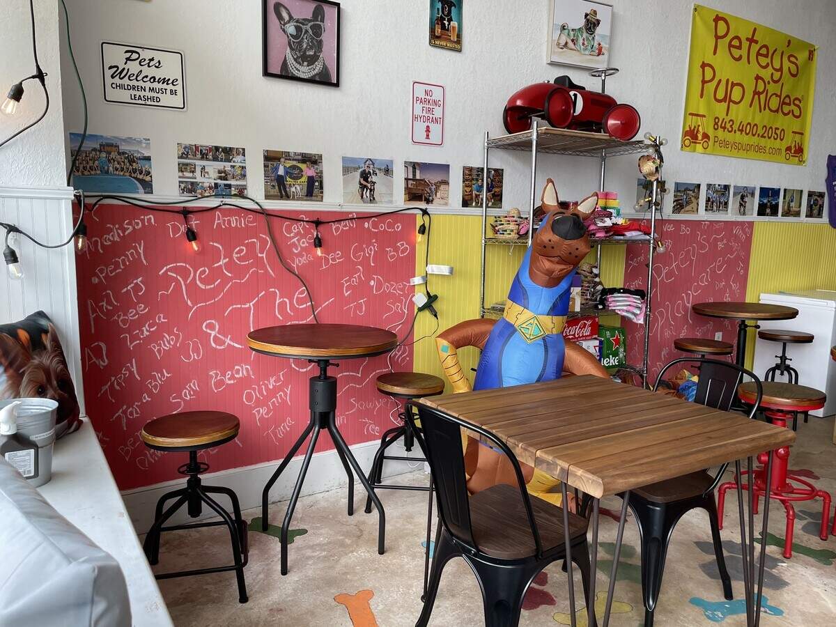 Petey’s Pups Pub will open in the location of Petey’s Pup Rides in Surfside Beach. The new business will be dog-friendly and will serve beer, wine and some food items. Customers will be able to drink and eat while watching the dogs that are clients of the boarding company. Feb. 18, 2025