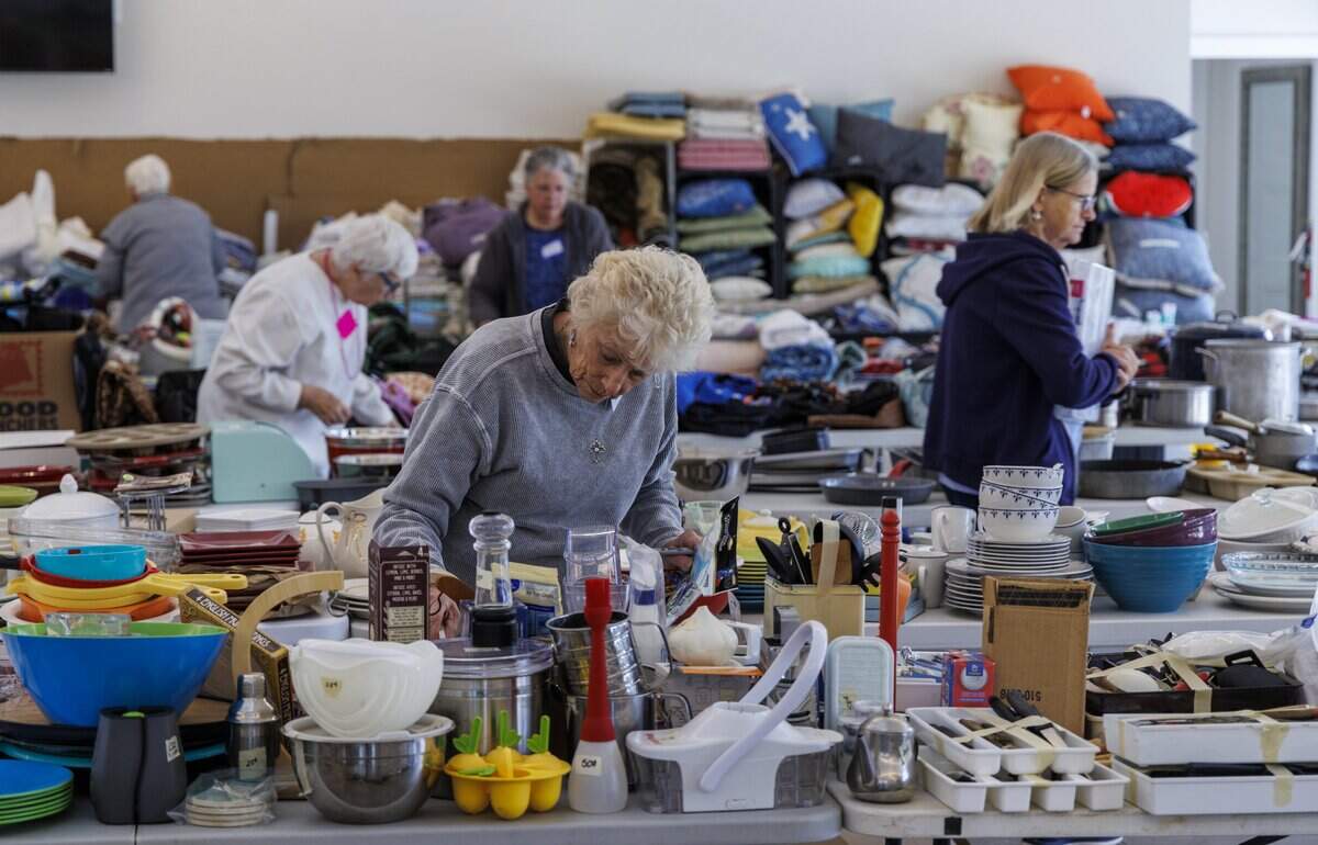 The White Elephant event is open to the public March 21 from 8 a.m. to 2 p.m. and on March 22 from 10 a.m. until 2 p.m.