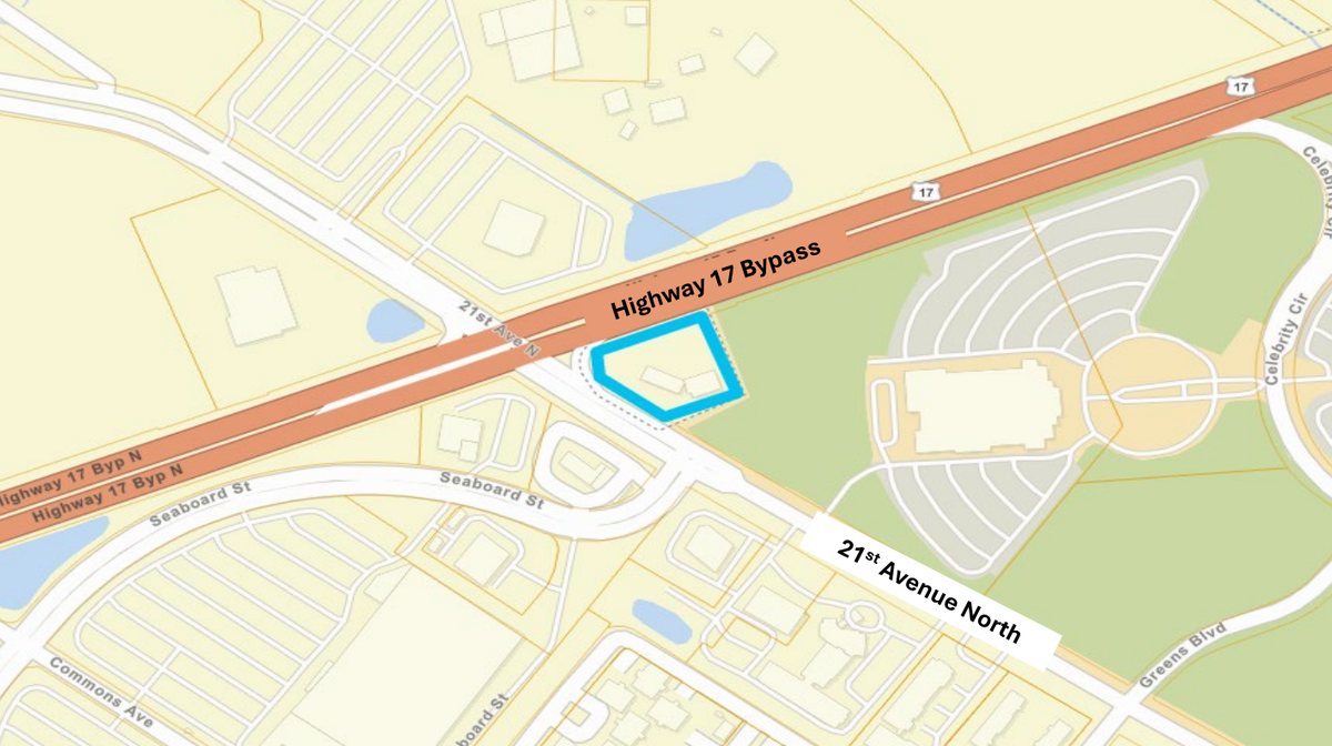 Myrtle Beach City Council voted to annex a roughly 1-acre parcel of land off of Highway 17 Bypass and 21st Avenue North.