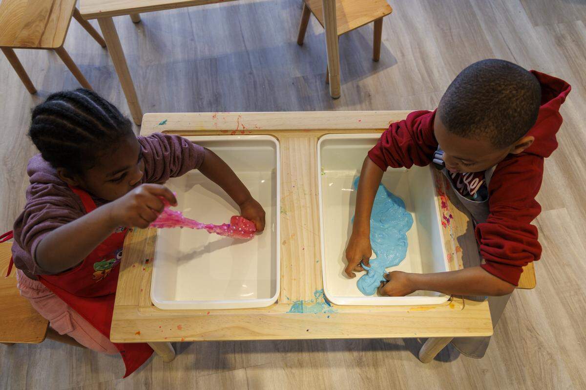 Slime Kitchen has opened at Broadway at the Beach in Myrtle Beach, South Carolina. The new business allows customers to mix their own slime of different color, scents, textures and toppings. 