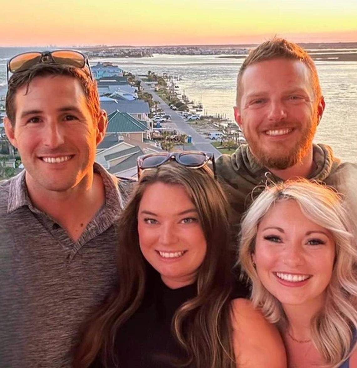 The creators of Flyball from left to right: Rob Sullivan, Autumn Sullivan, Jason Bohman and Haley Rose Bohman.