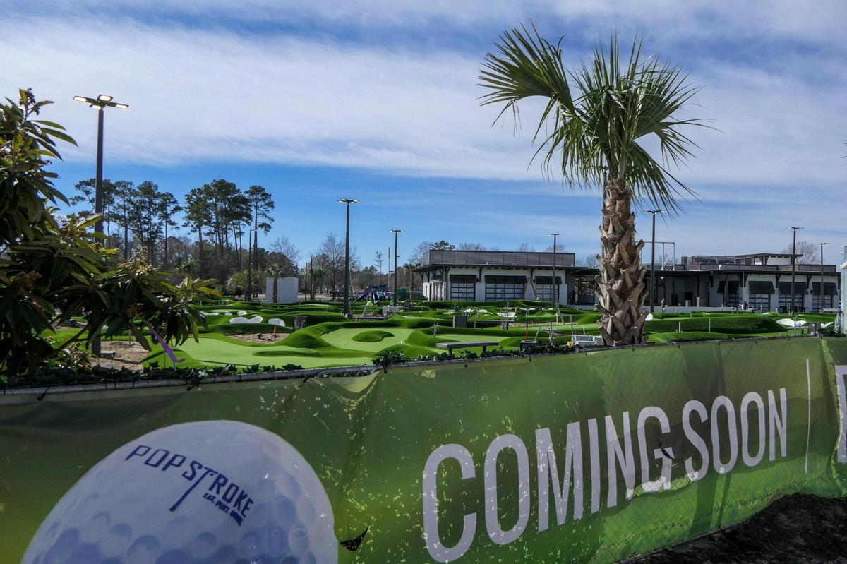 The Tiger Woods-partnered PopStroke putting course is opening at Broadway at the Beach in March 2024. Feb. 8, 2024.. Feb. 8, 2024.