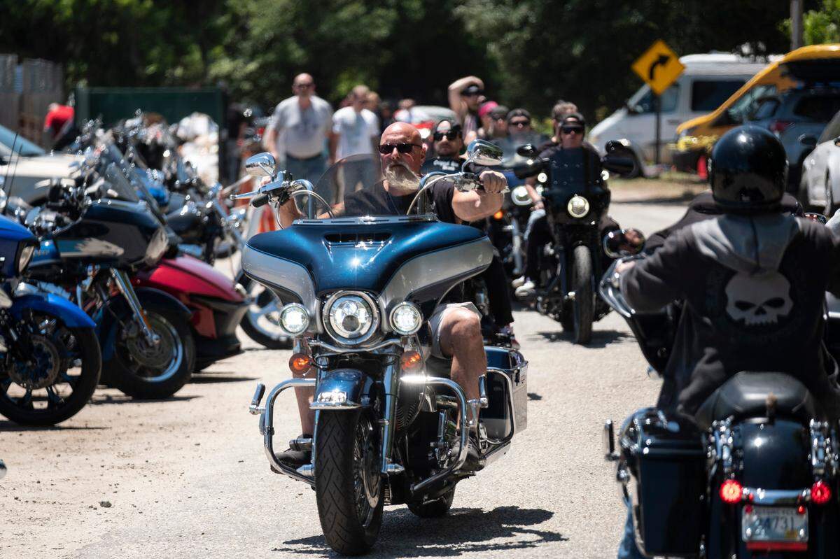 Myrtle Beach Bike Week 2021 Spring Rally welcomed thousands of bikers cruising into area bars on the south end of the Grand Strand. May 14, 2021.