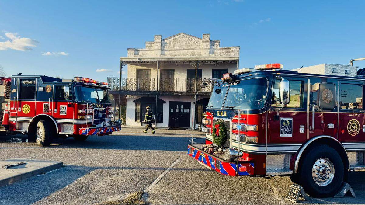 North Myrtle Beach Fire Rescue responded to a fire at a Harley-Davidson store in North Myrtle Beach on Saturday, Dec. 21, 2024.