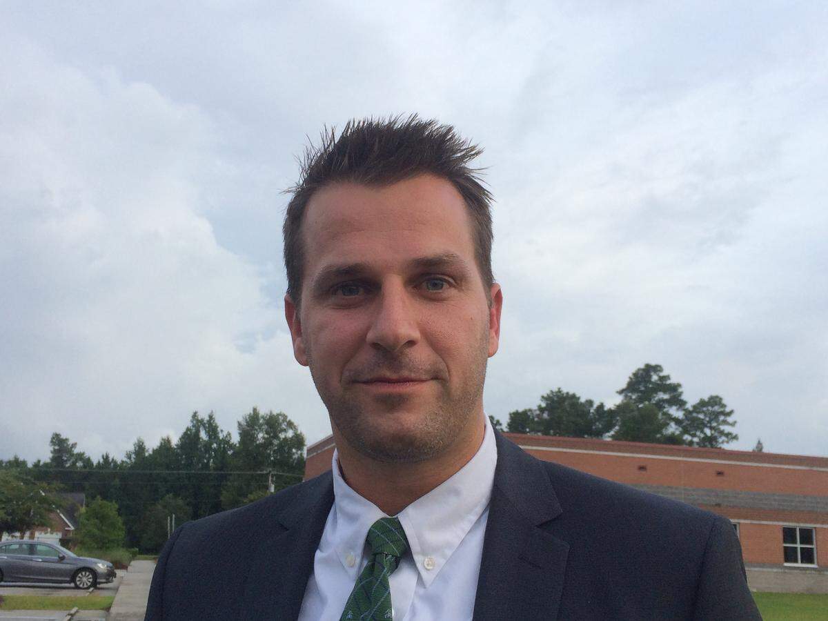 Zack McQuigg, 36, is the new principal of Myrtle Beach High School.