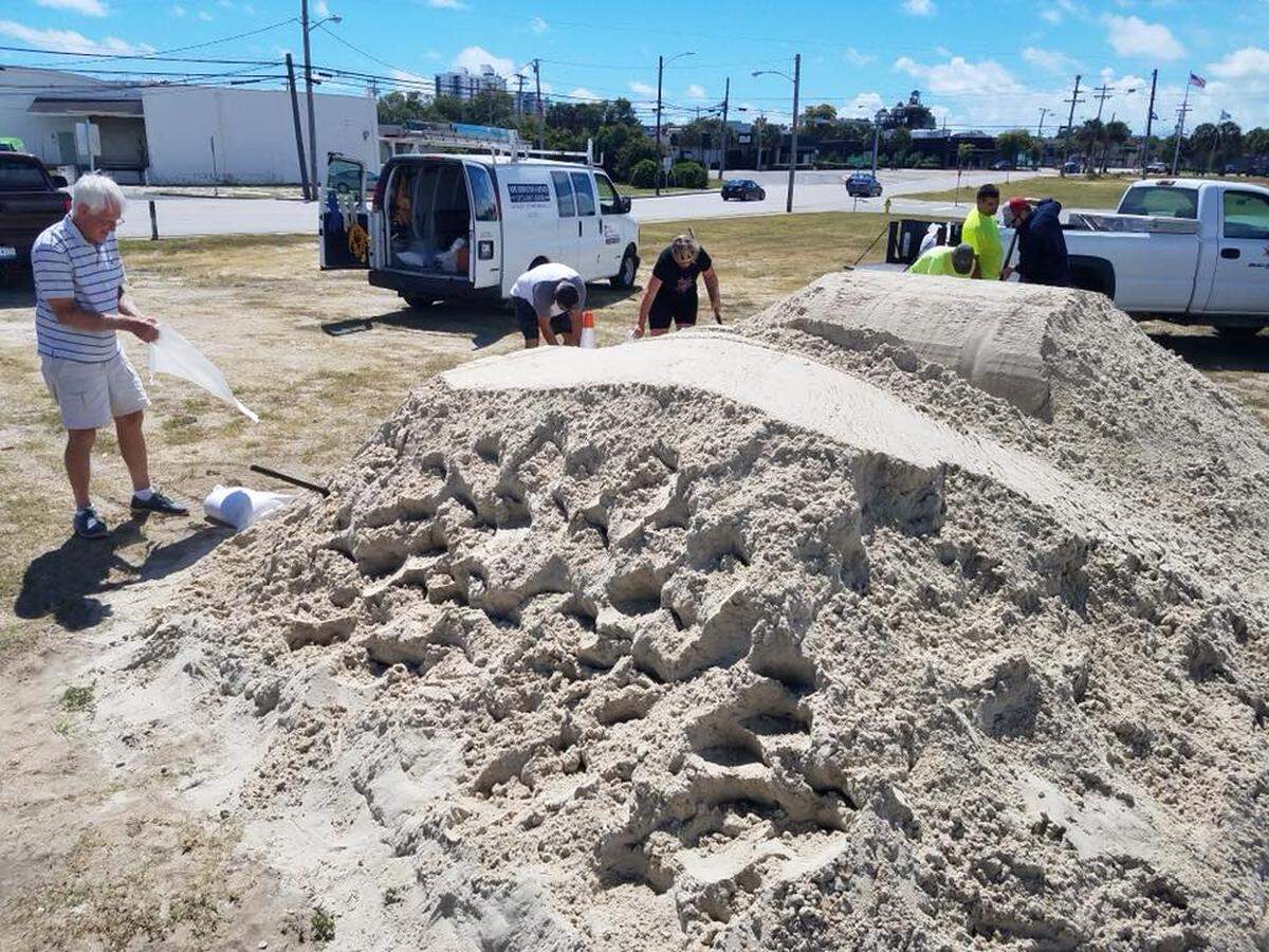 The City of Myrtle Beach is offering free sand ahead of Hurricane Florence.