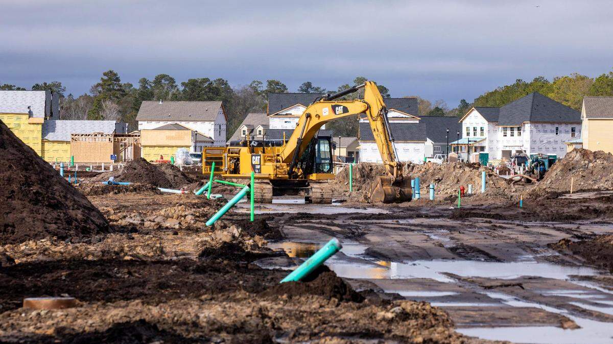 Construction of the first homes is starting at Sayebook near Myrtle Beach, S.C. that will bring a the residential component to what is already a vibrant commercial and shopping district at Sayebook Town Center. The project is envisioned as one of the region’s largest planned communities where nearly 1,700 homes are expected at completion. December 22, 2022.