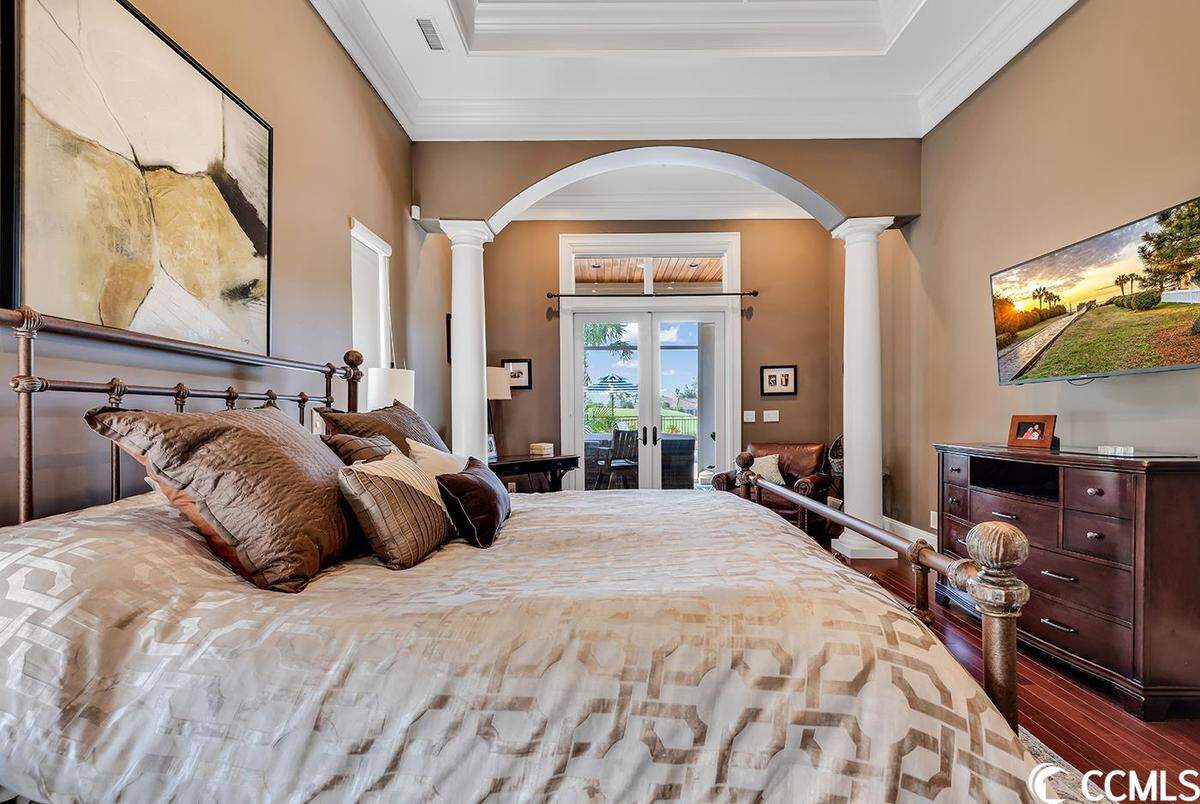 A home overlooking the Myrtle Beach’s Grande Dunes Members Club golf course is listed for $1.5 million. It has four bedrooms and a pool. Provided photo. Sept. 17, 2023.