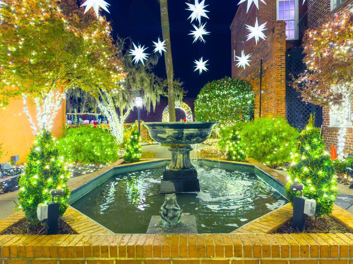 City of Conway is decked out for Christmas, turning its downtown into a charming, holiday wonderland.