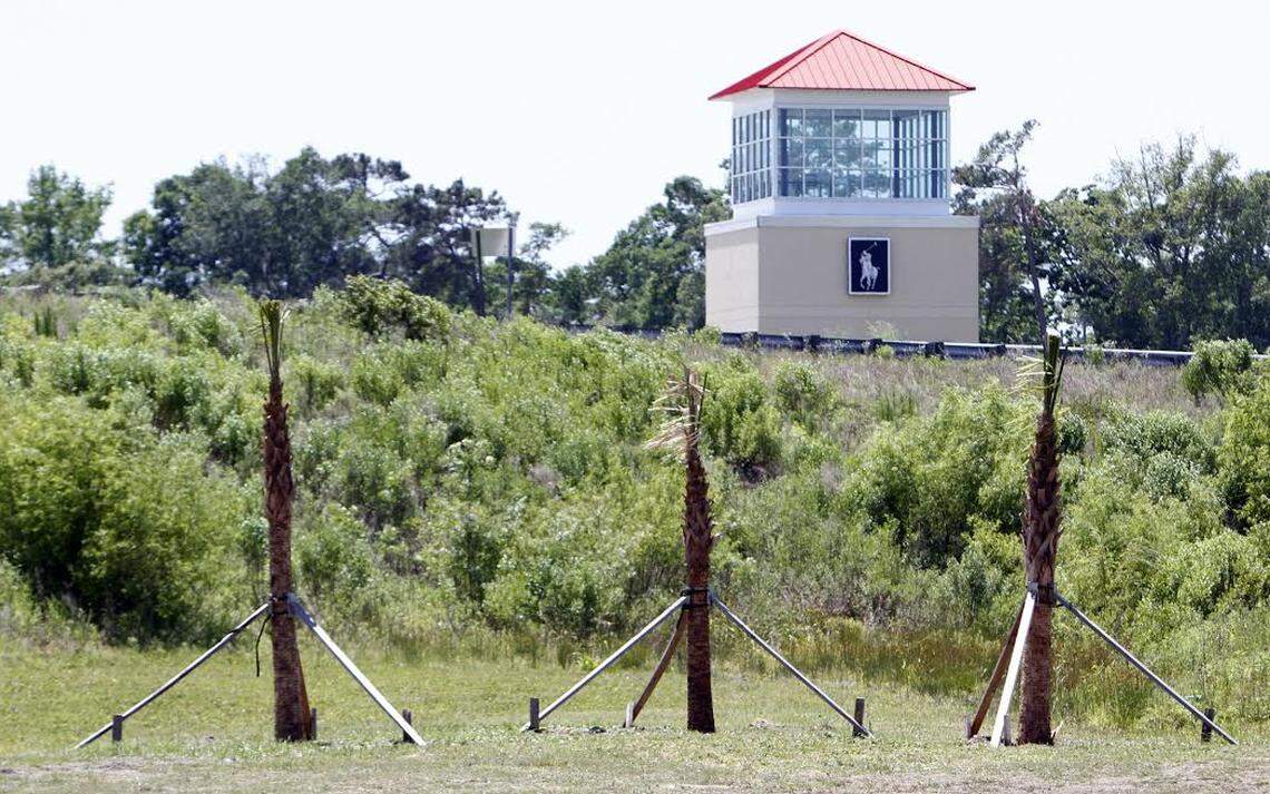 The Tanger Outlet Mall near North Myrtle Beach on Highway 17.